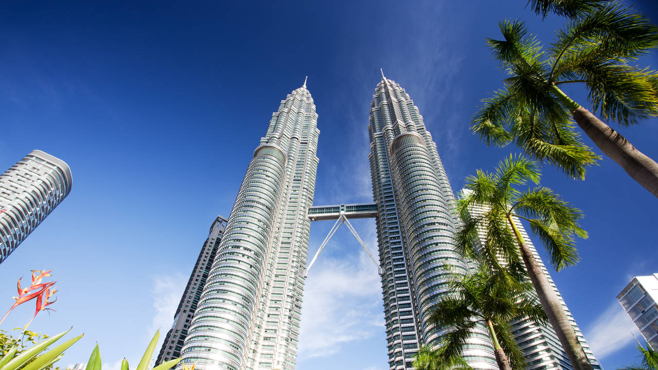 Petronas Twin Towers in Kuala Lumpur
