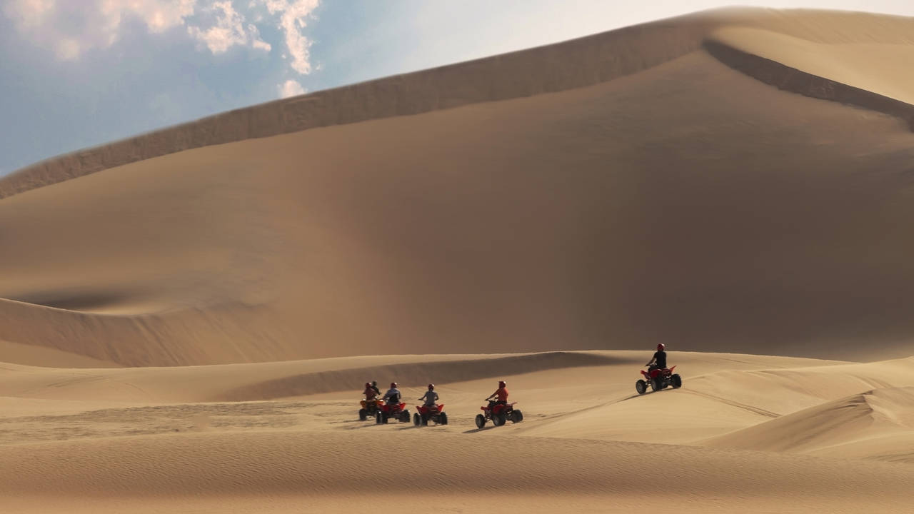 Quad biken bij Swakopmund