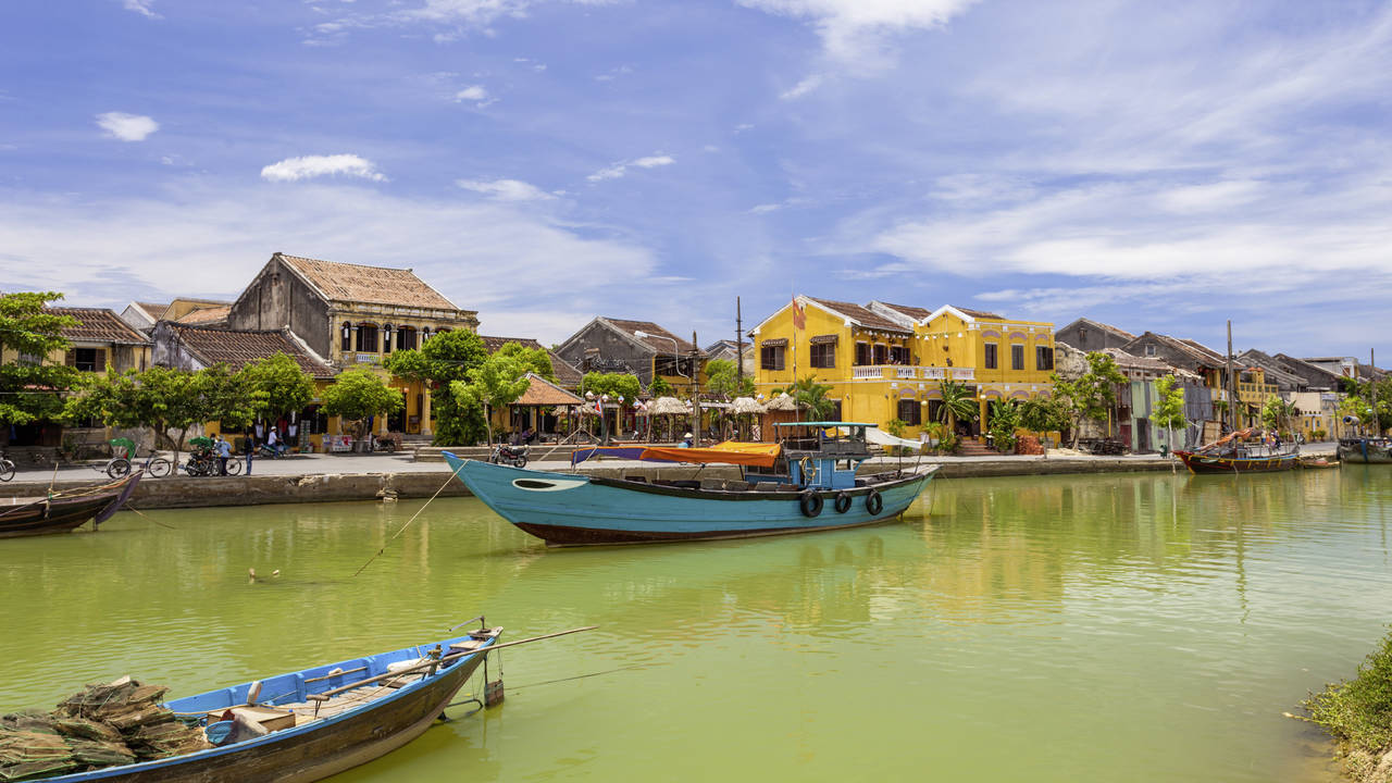 Thu Bồn-rivier in Hoi An