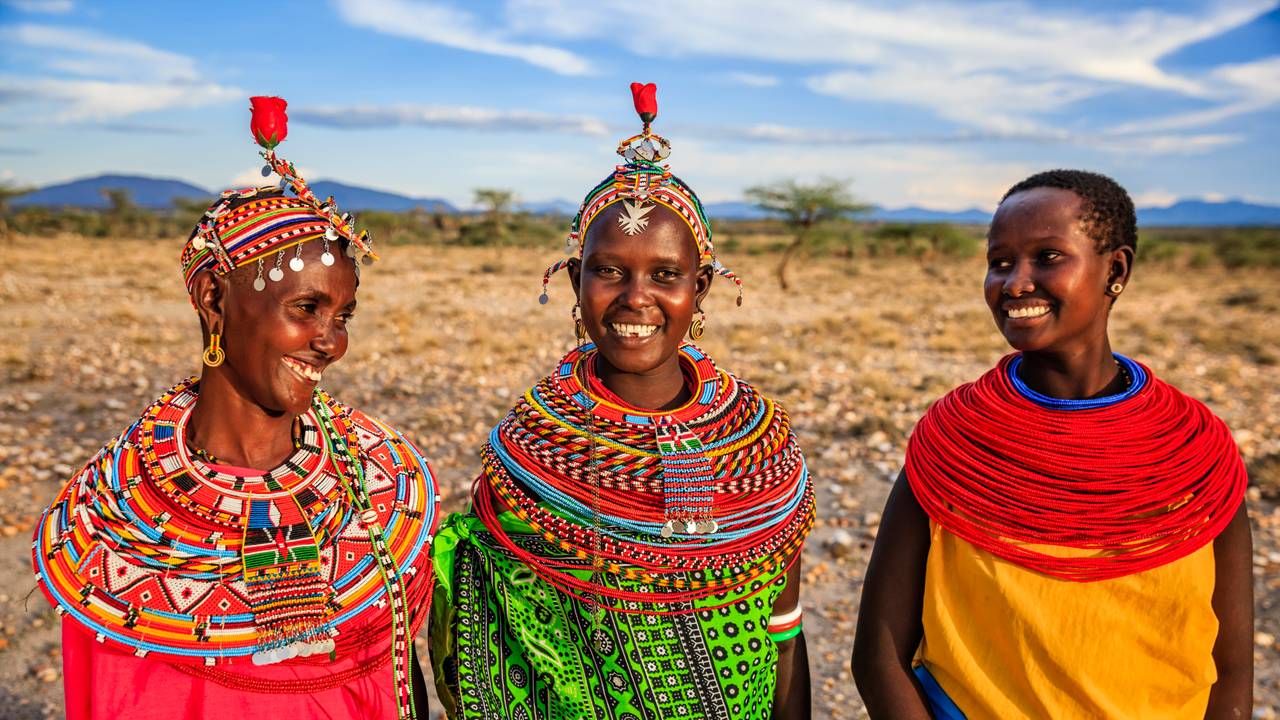 Lokale stam in Samburu