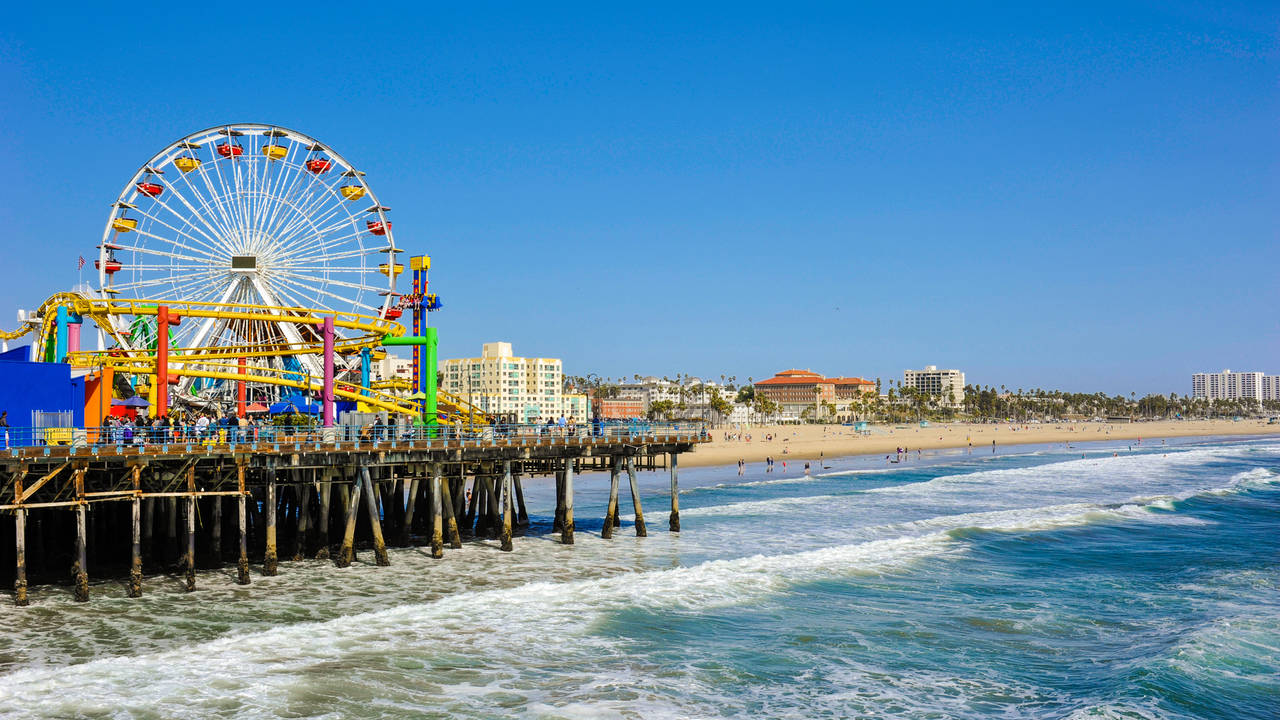 Santa Monica Pier in Los Angeles