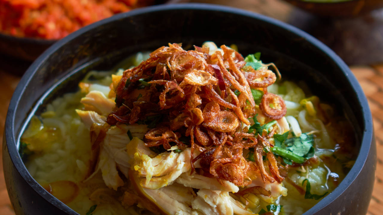 Javaanse 'soto bathok' soep