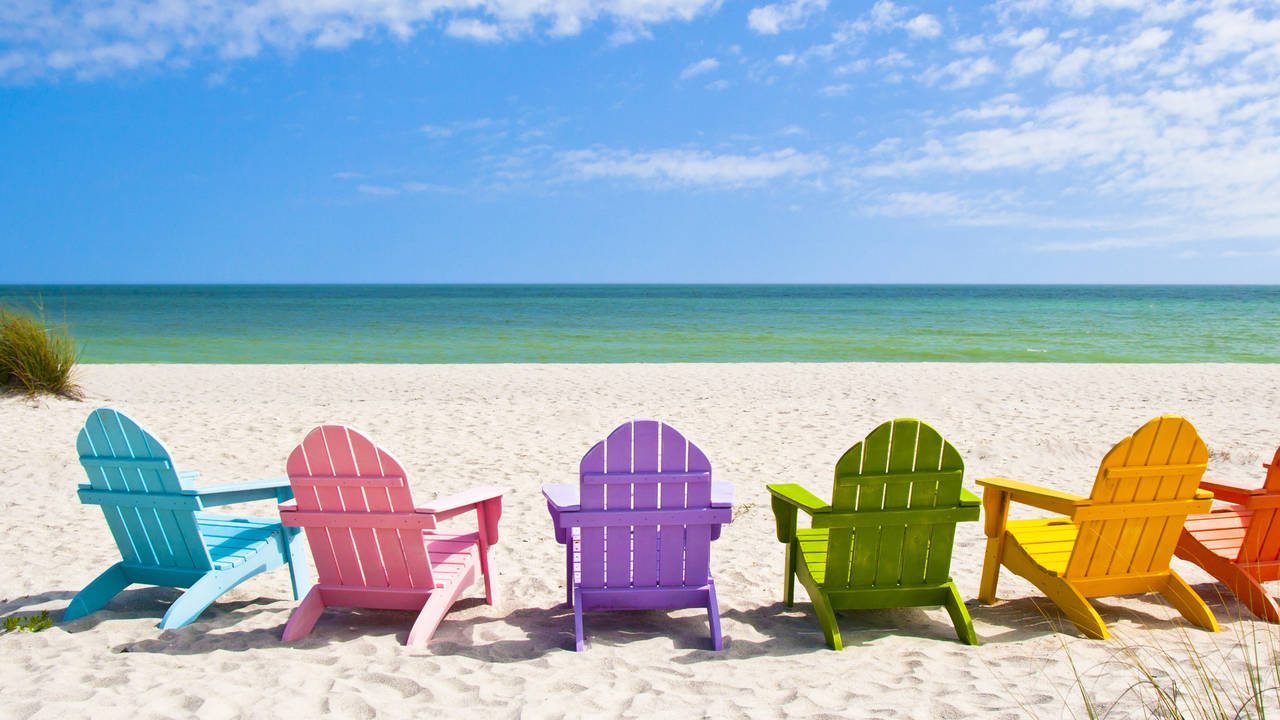 Strandstoelen in Florida