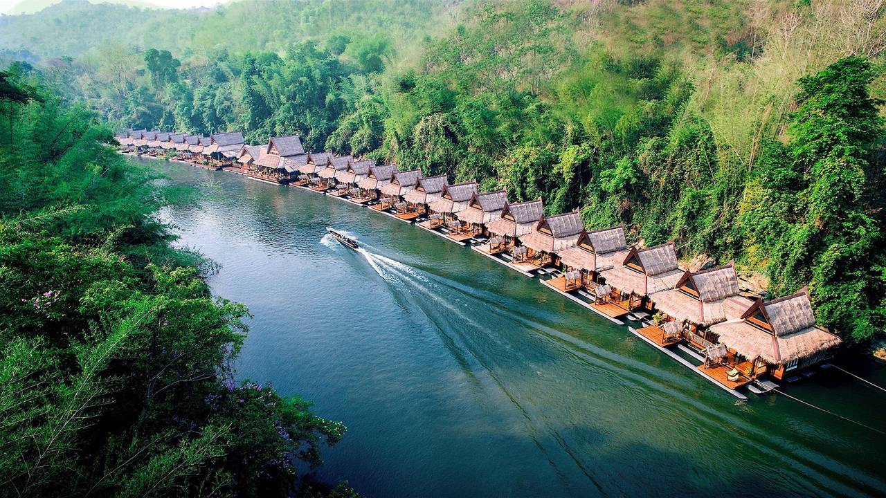Floathouse, River Kwai