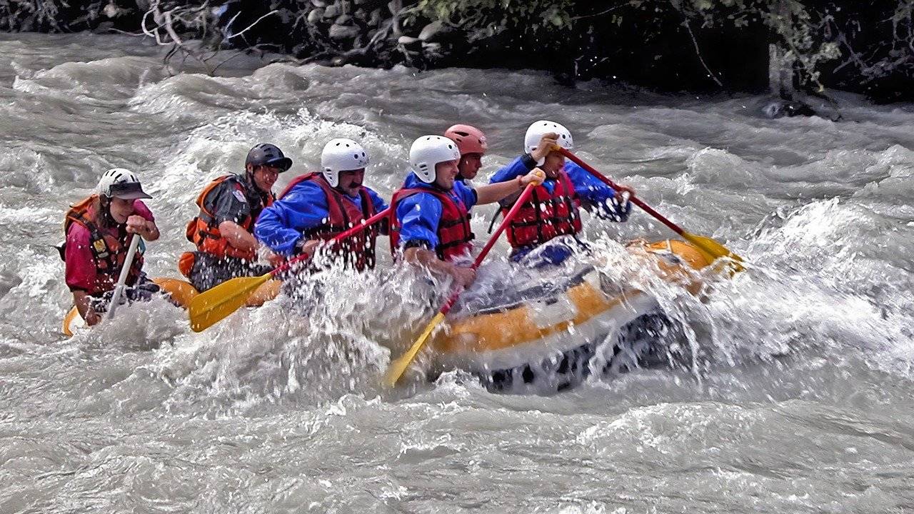 Raften in Denali vanui Talkeetna, Alaska
