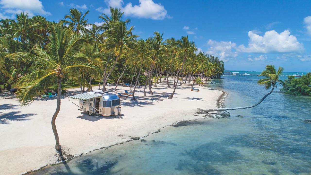Strand van Islamorada in Florida