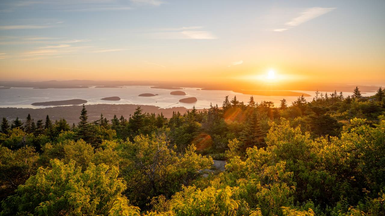 Cadillac Mountain in Acadia National Park