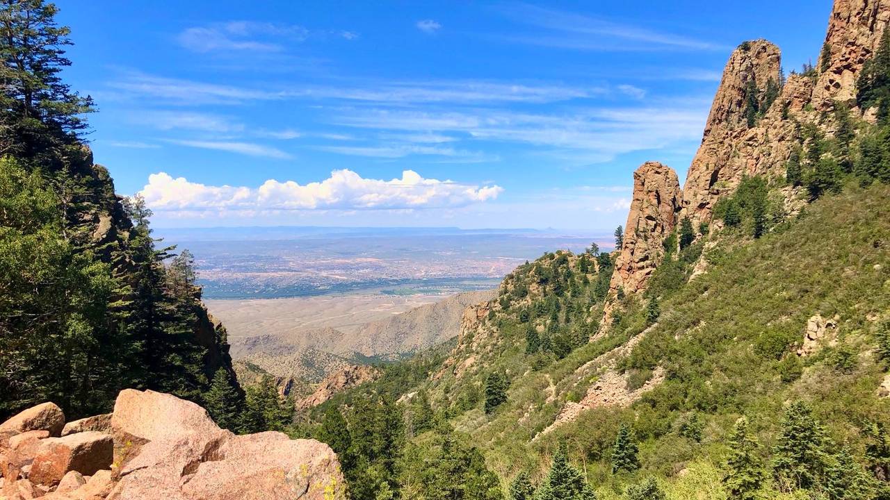 Sandia Mountains in New Mexico