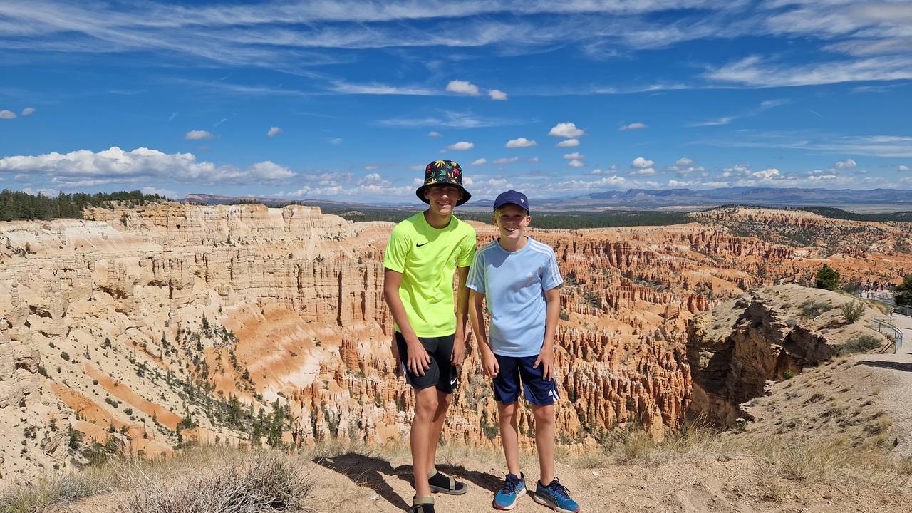 Uitzicht op Bryce Canyon