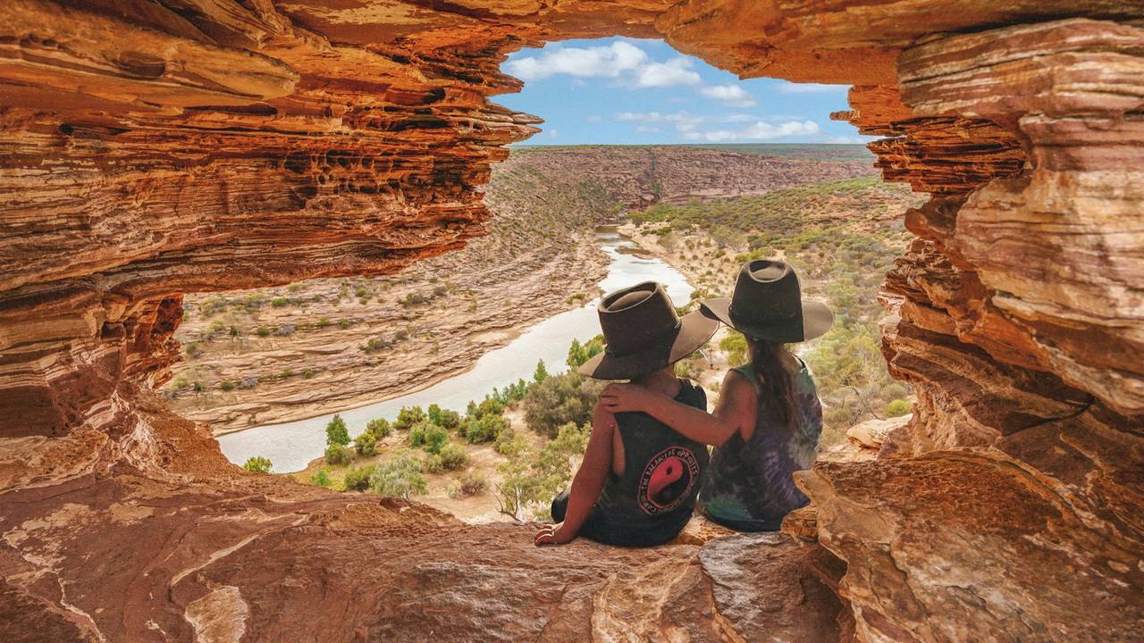 Kids in Kalbarri National Park
