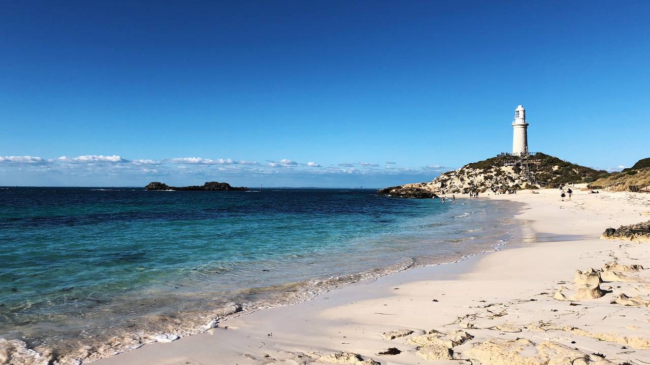 Strand bij Rottnest Island
