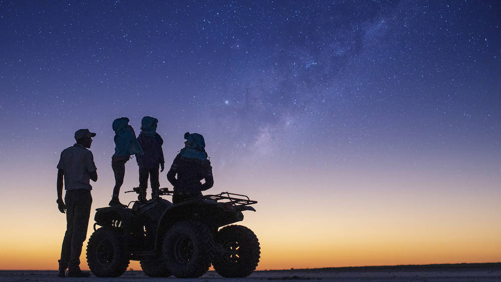 Slapen onder de sterren