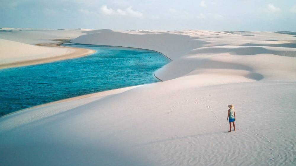 Zandduinen in Lençois Maranhenses