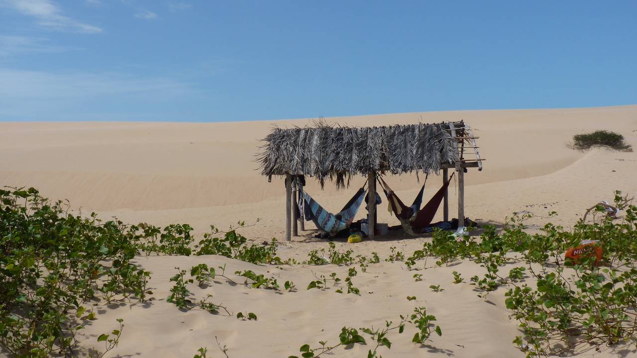 Verlaten strandje in Parnaíba