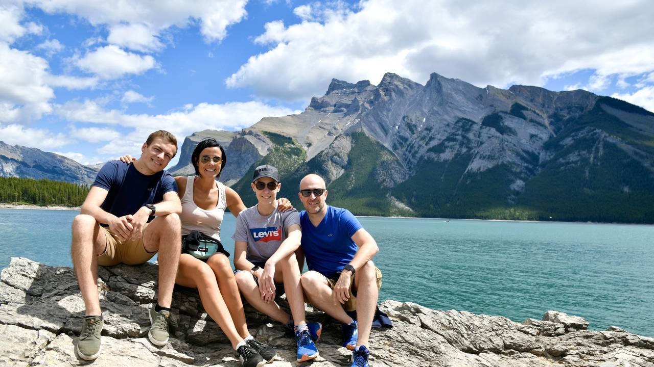 Lake Minnewanka in Banff National Park