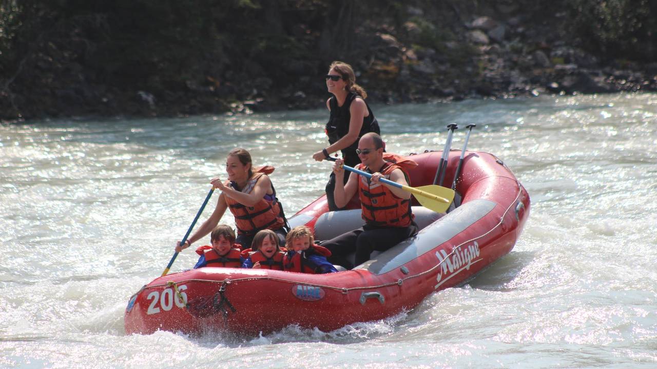 Raften in Jasper National Park