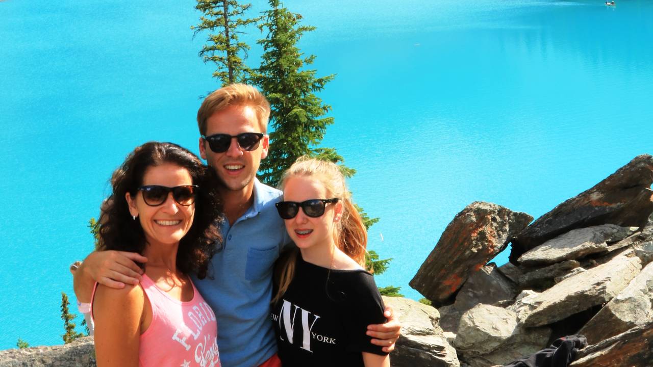 Wandelen bij Lake Louise