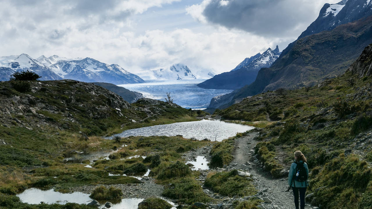 Reisspecialist Femke in Torres del Paine, Patagonië