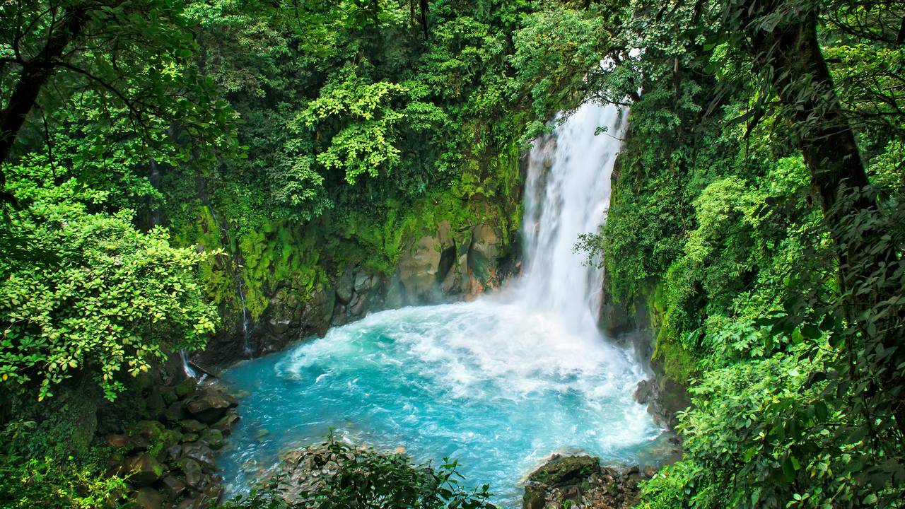 Waterval in Costa Rica
