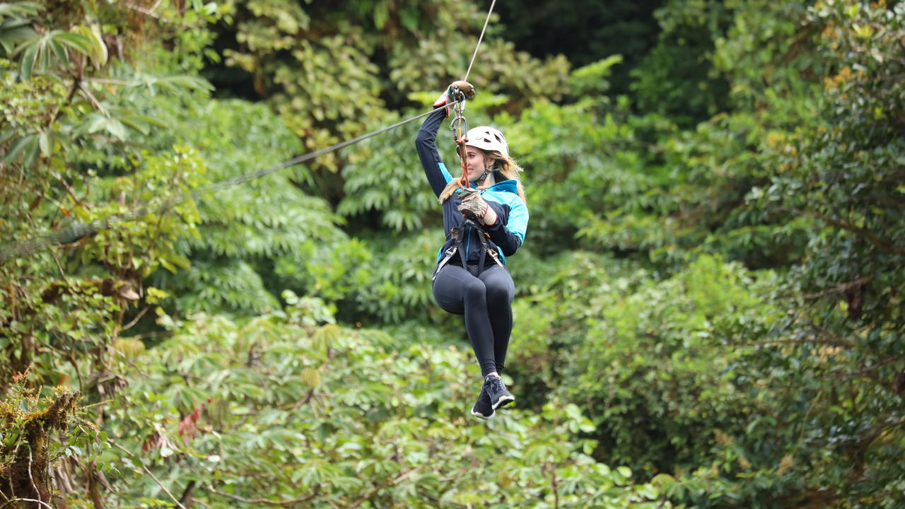 Ziplinen in Monteverde