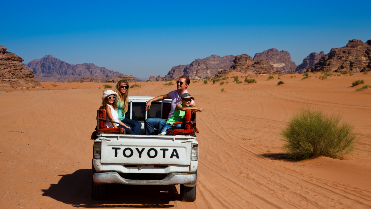 Woestijn safari met kids