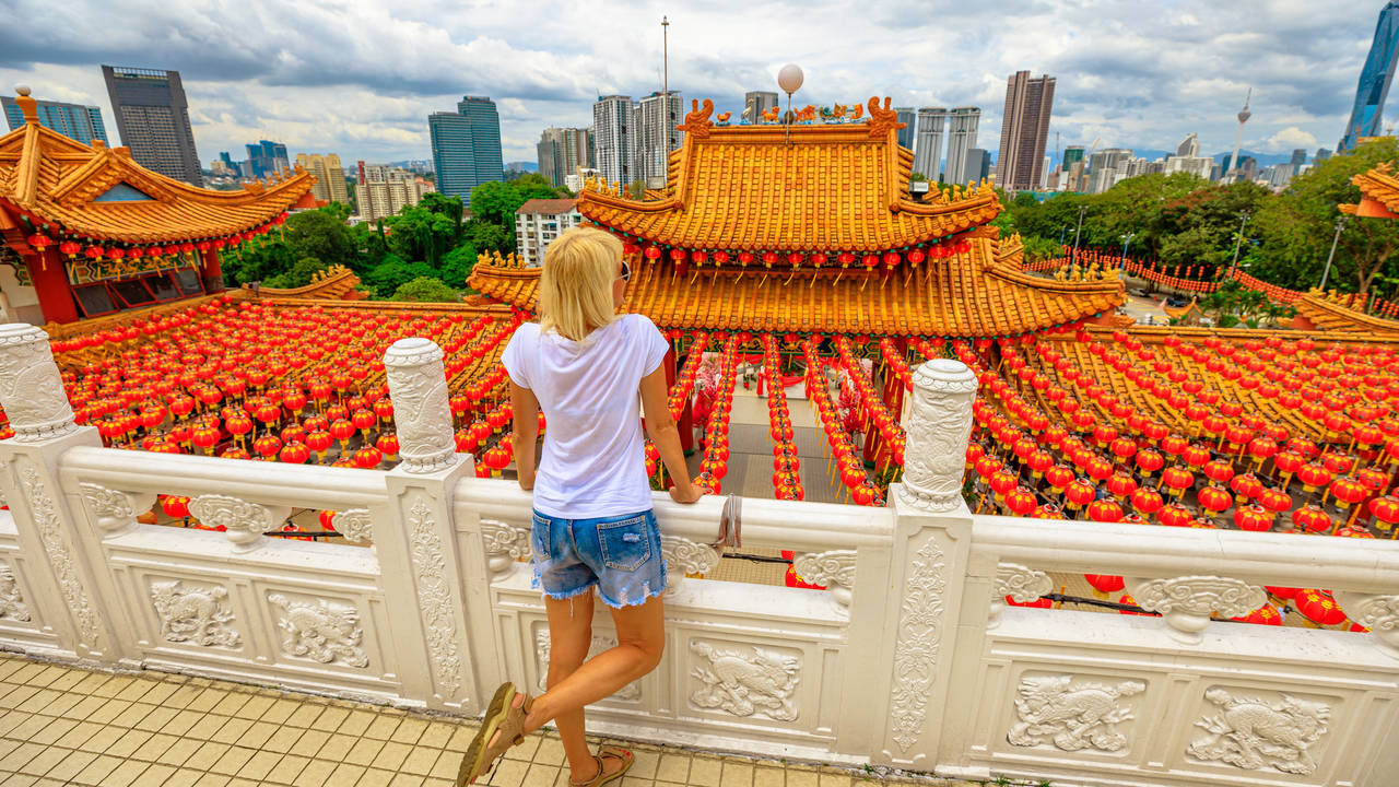 Uitzicht op Kuala Lumpur