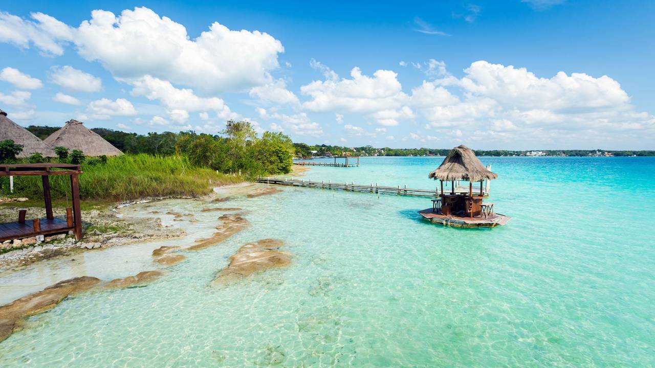 Zwemmen in Bacalar