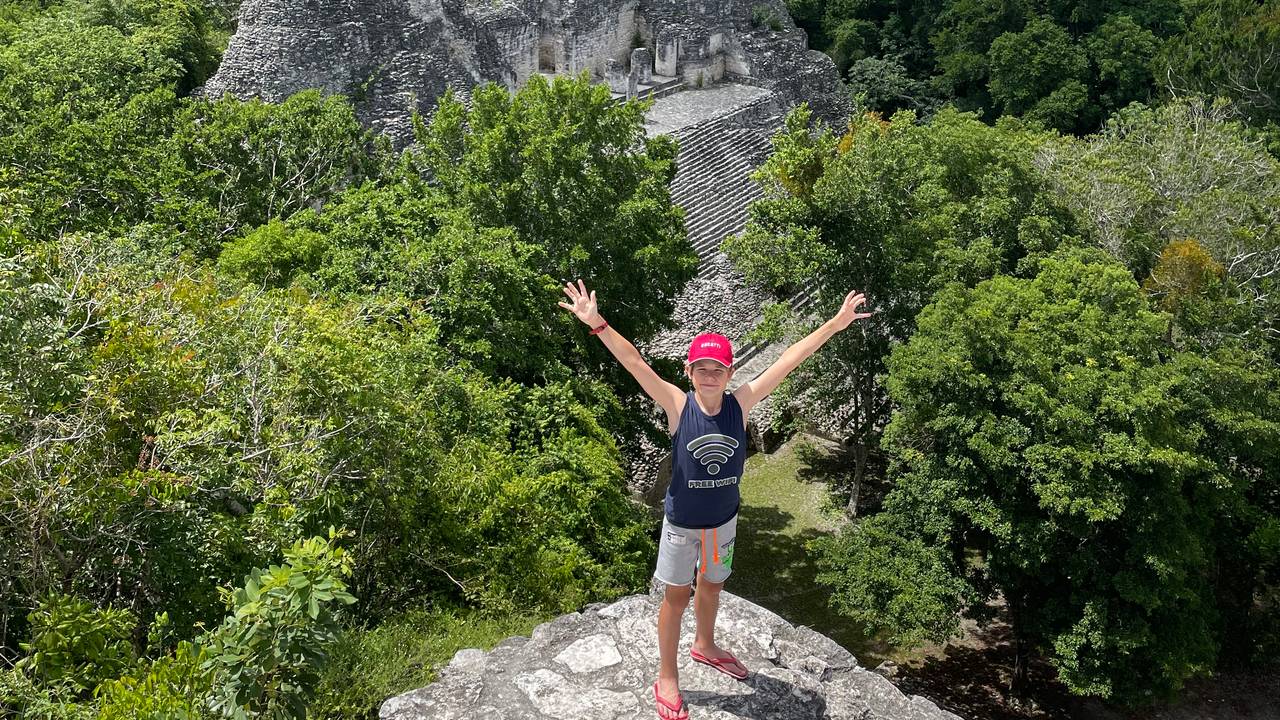 Wandelen met tieners in Mexico