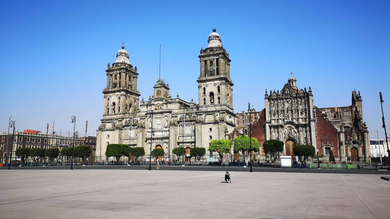 Kerk in Mexico Stad