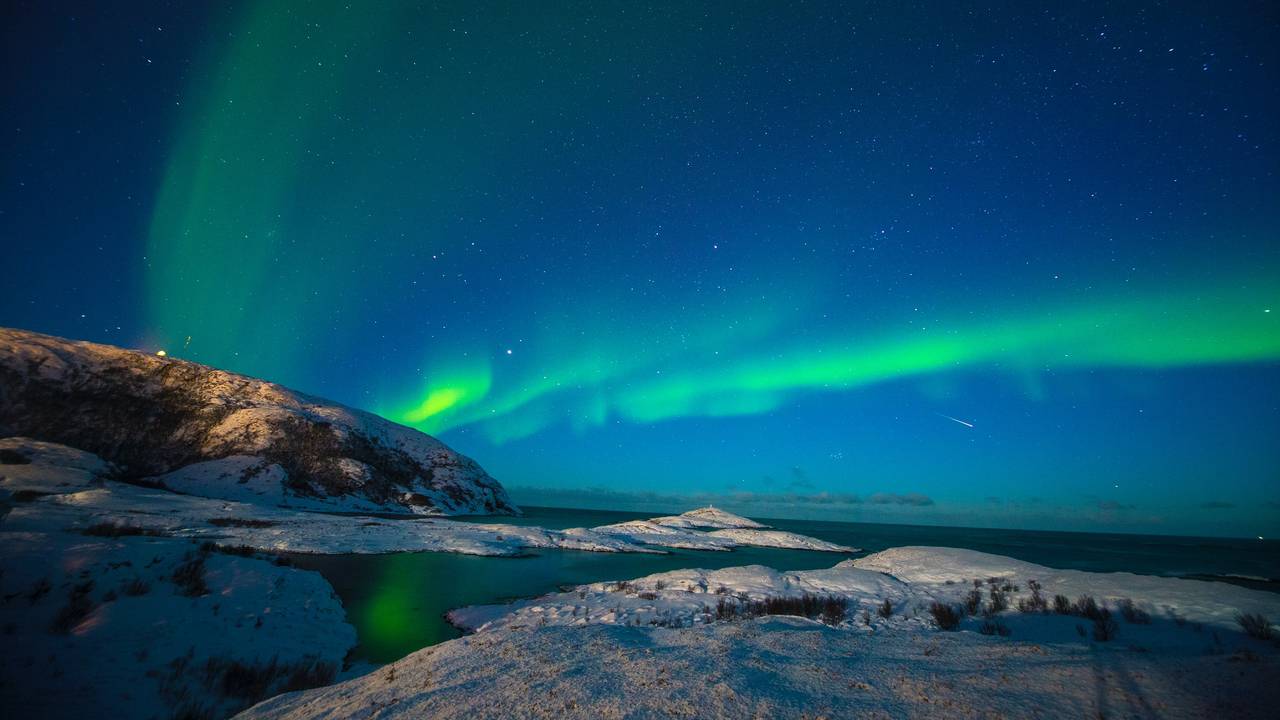Noorderlicht in Noorwegen