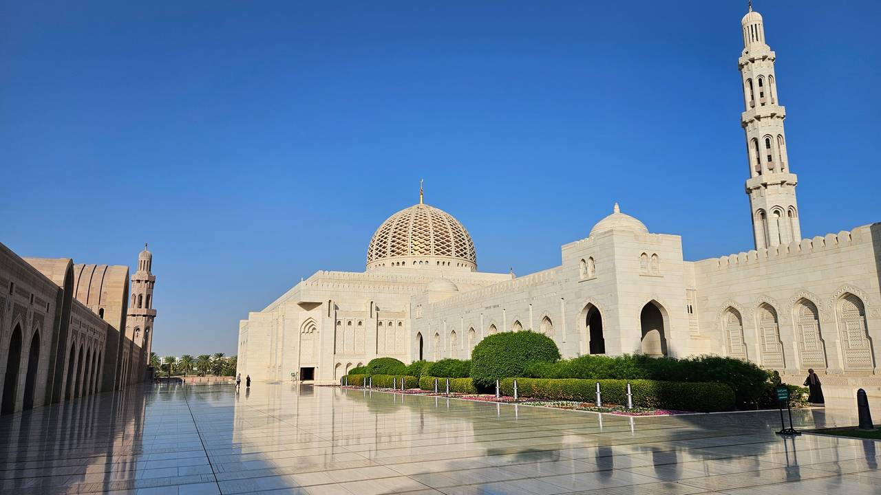 Moskee Sultan Qaboes in Oman