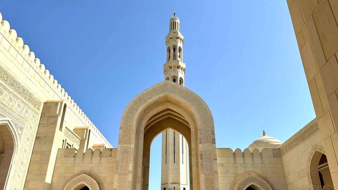 Sultan Qaboes Moskee in Muscat