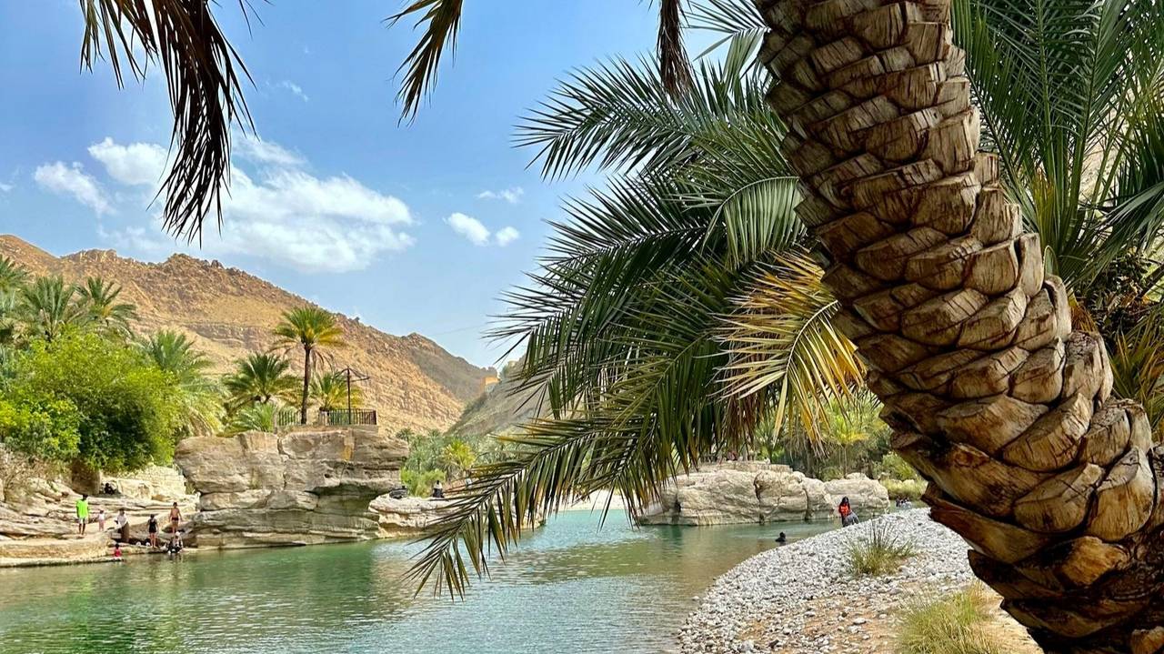 Wadi Bani Khalid in Oman