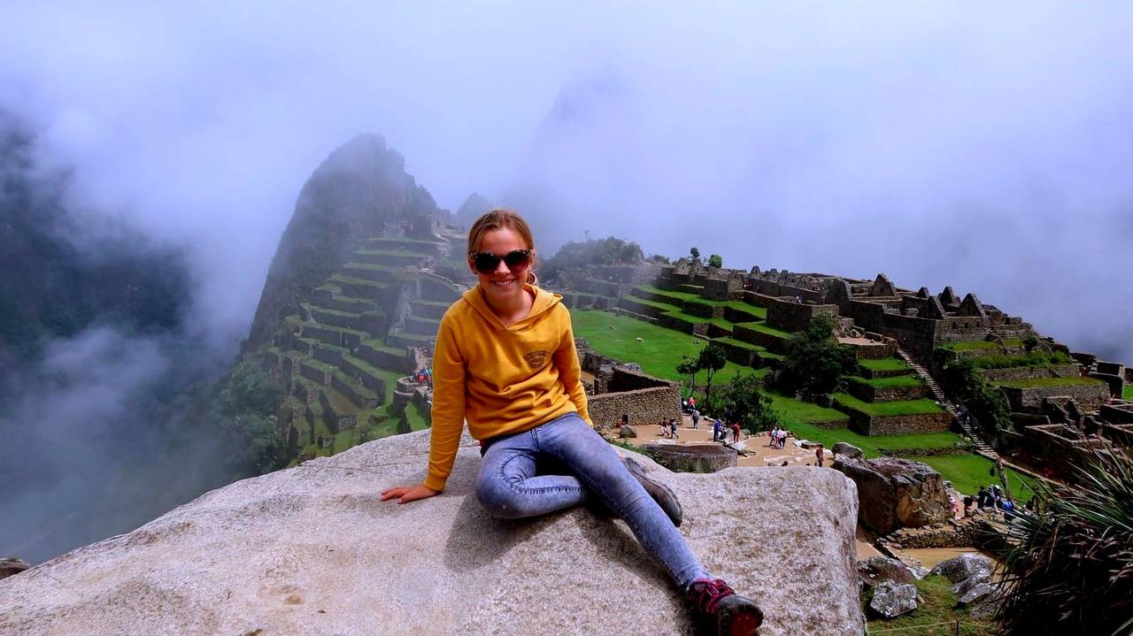 Macchu Picchu met kinderen