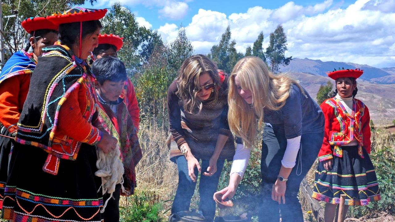 Koken met de lokale bevolking