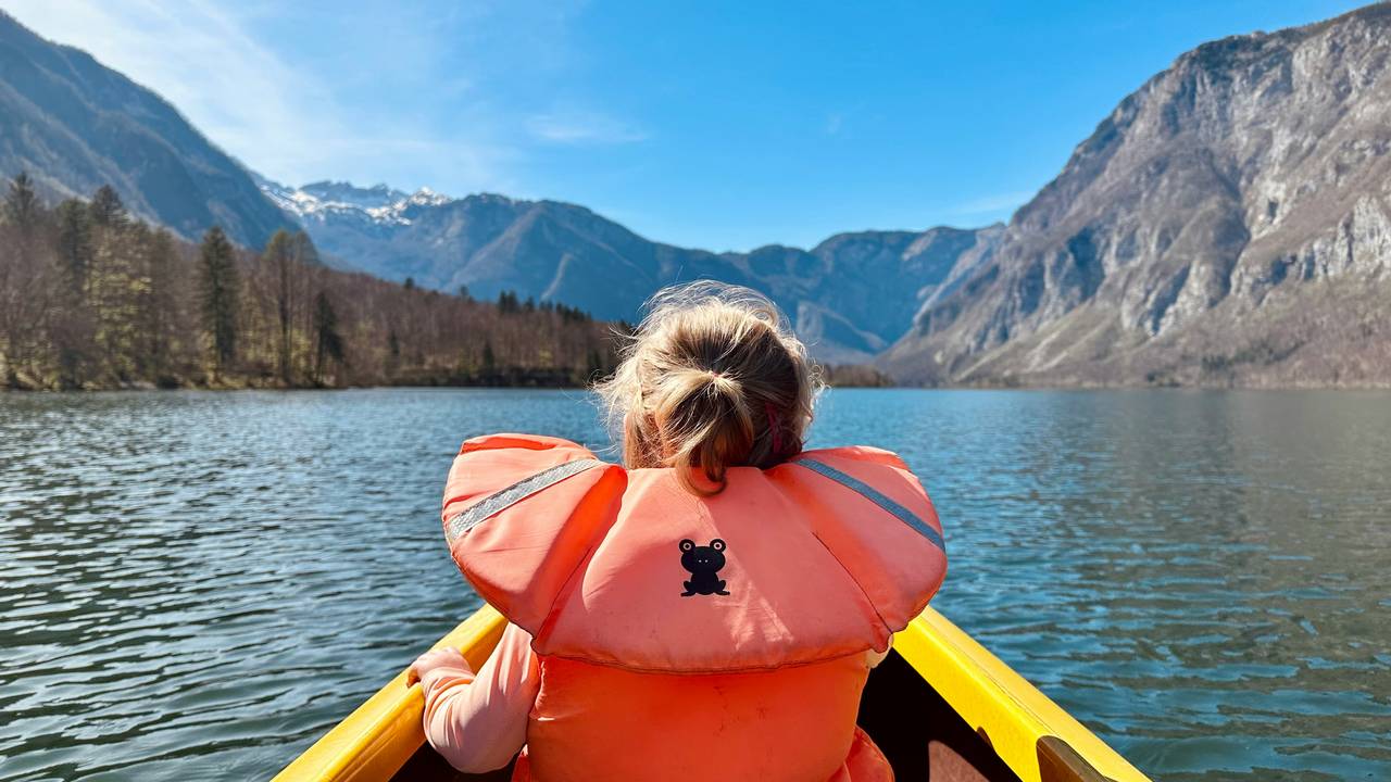 Varen met kinderen in Bohinj