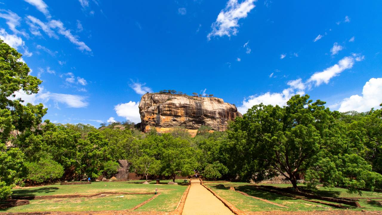 Leeuwenrots bij Sigiriya