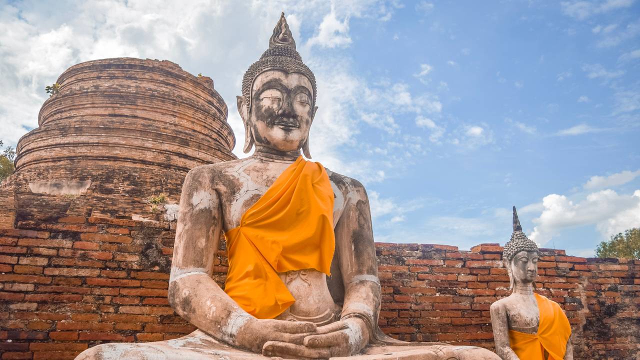 Tempels in Ayutthaya
