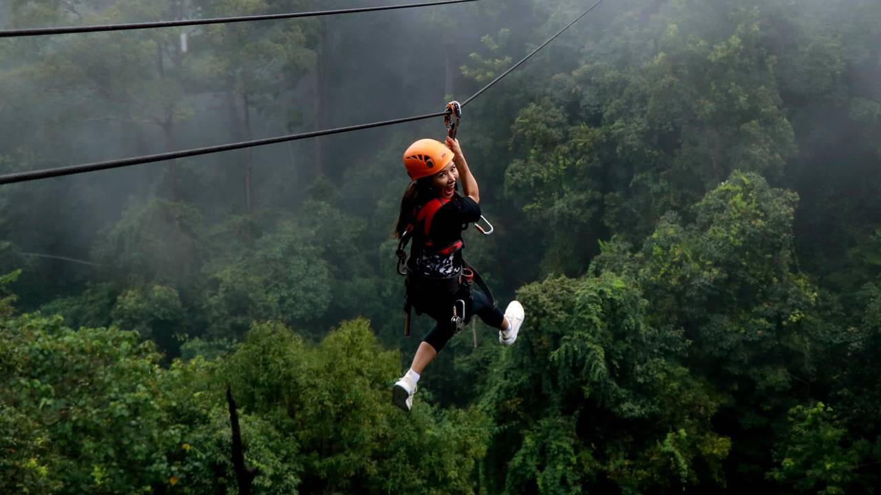 Ziplinen in Chiang Mai