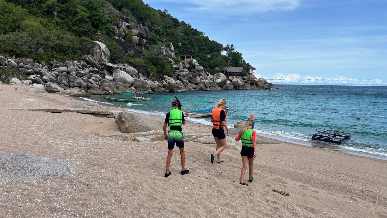 Snorkelen bij Shark Bay, Koh Tao