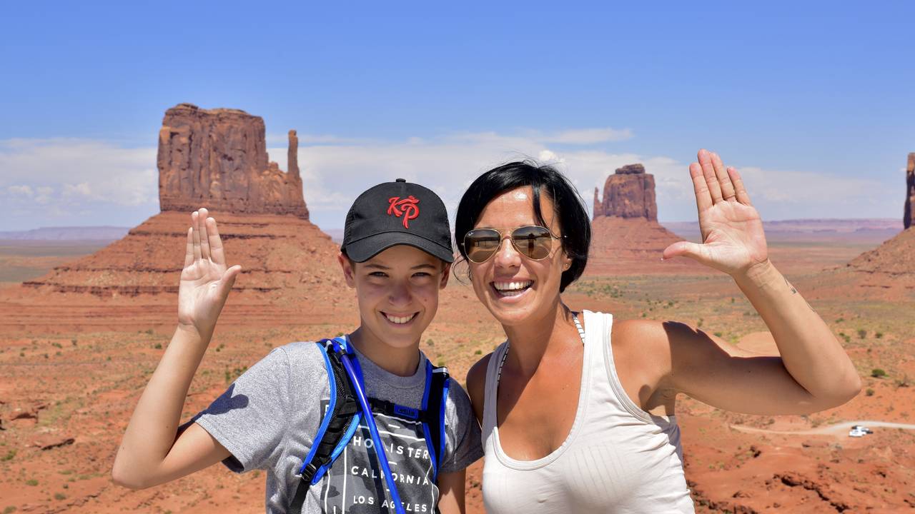 Bezoek aan Monument Valley, Arizona
