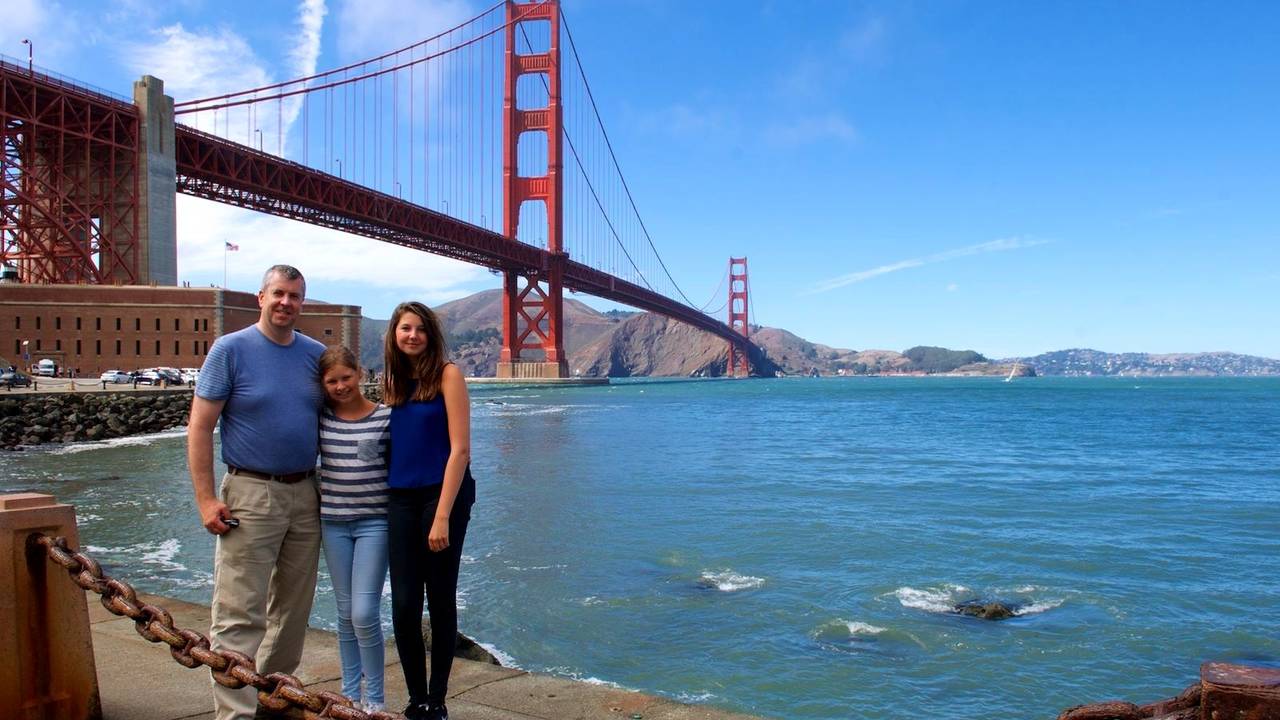 Uitzicht op de Golden Gate Bridge