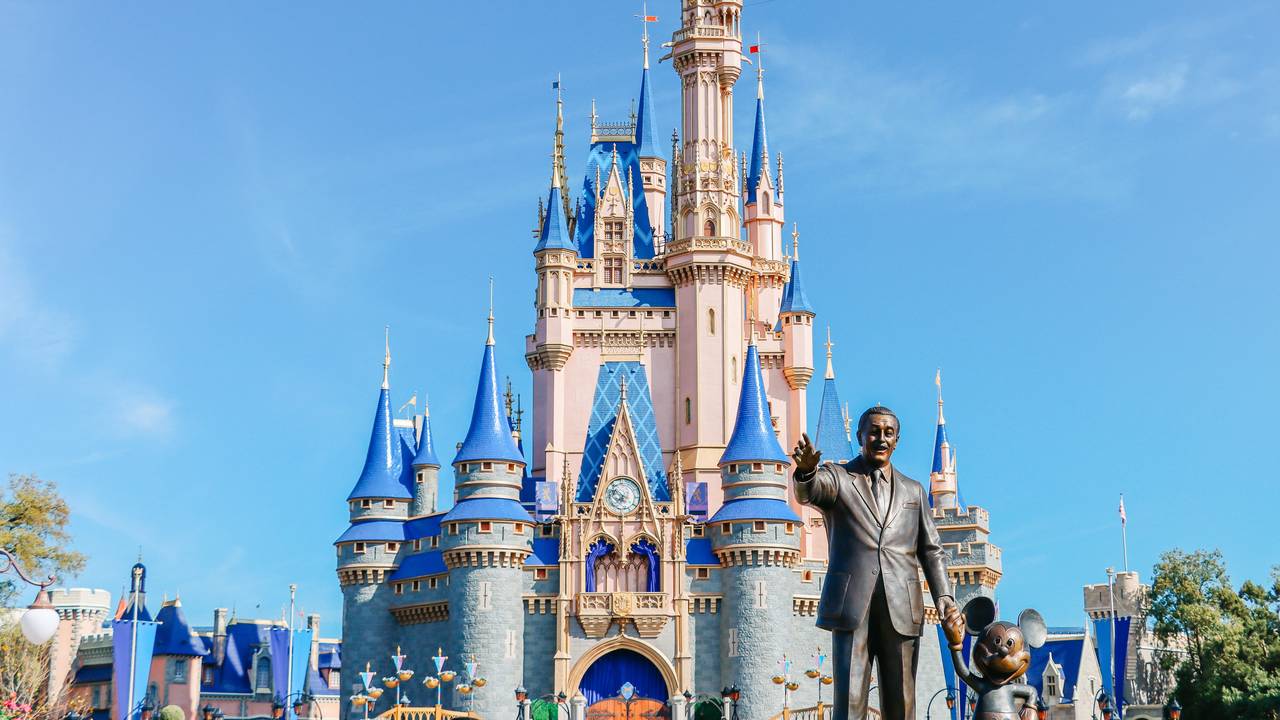 Kasteel in Disney World in Orlando, Florida