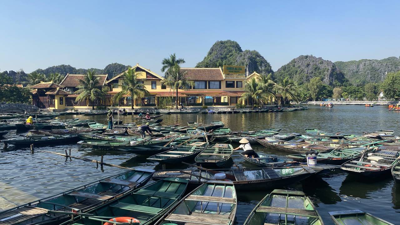 Sampan boten, Ninh Binh