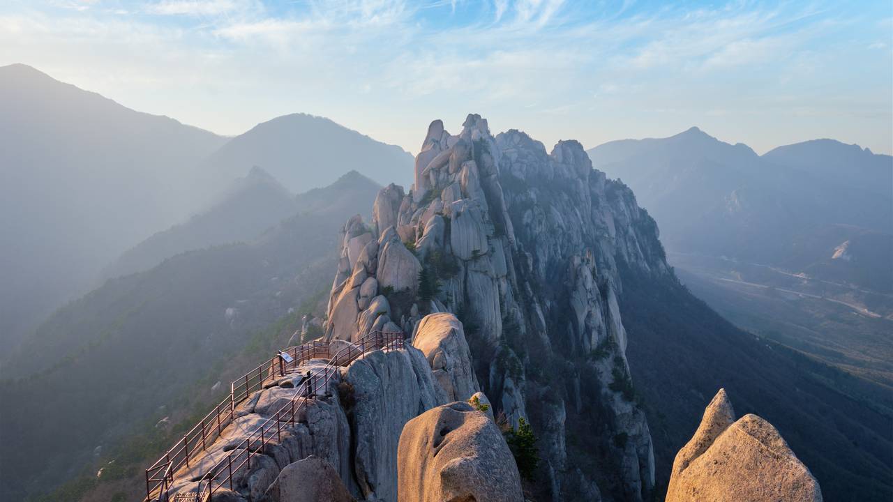 Uitzicht in Seoraksan National Park