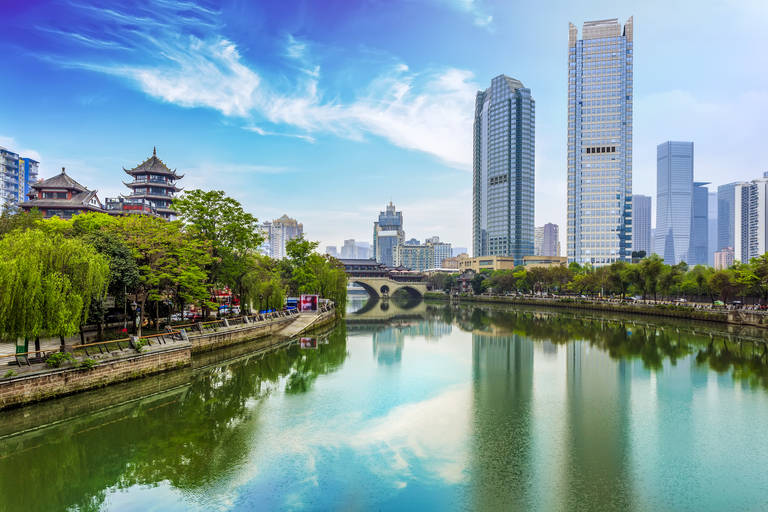Stadsbeeld Chengdu