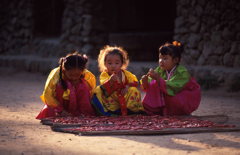 Kinderen in Zuid-Korea