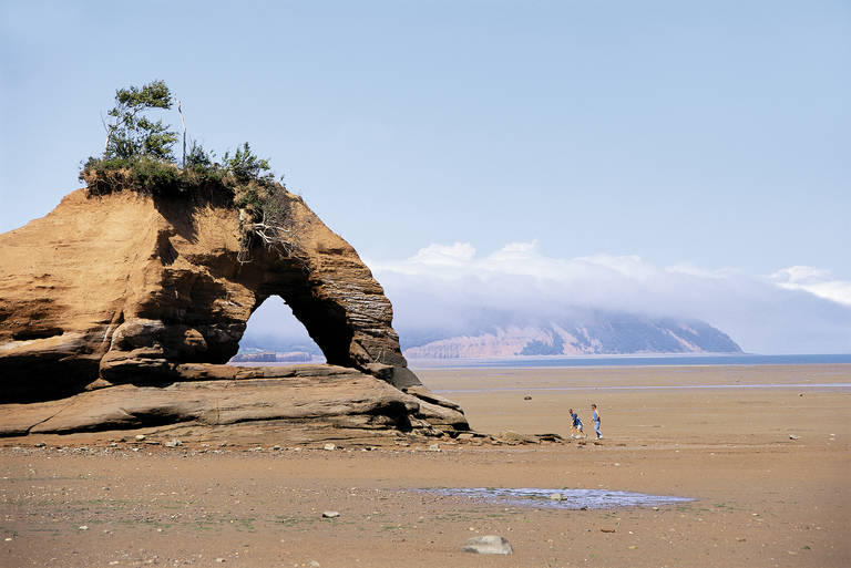Bay of Fundy in Nova Scotia