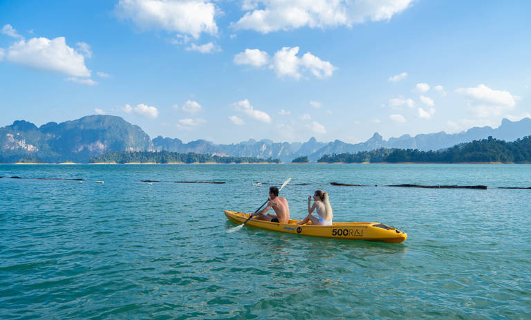 Kajakken in Khao Sok