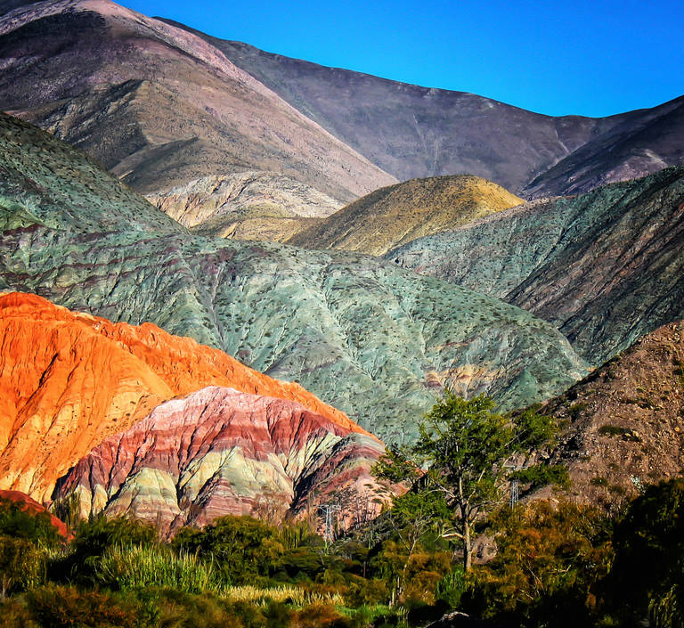 Landschap van Purmamarca